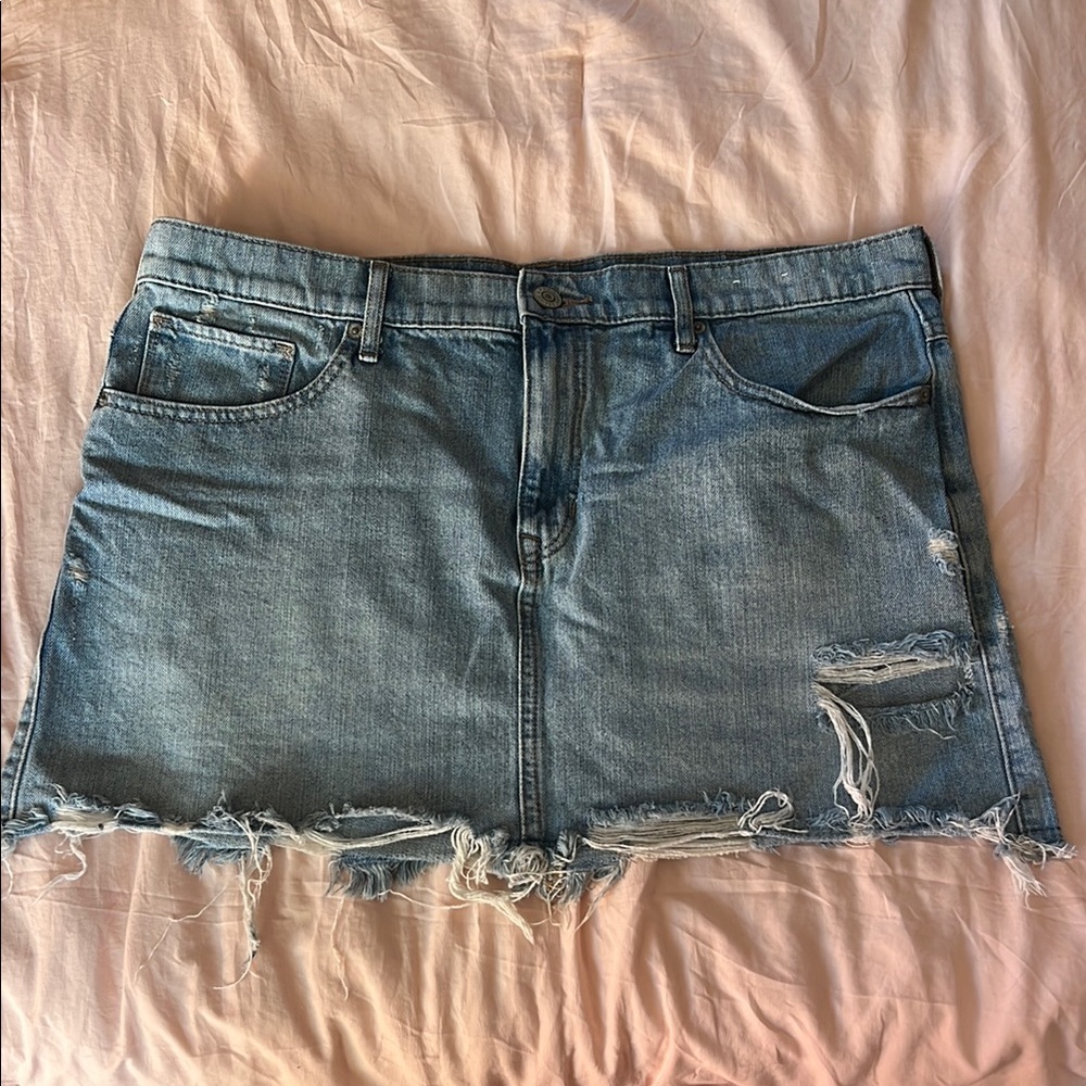 Denim Mini Skirt